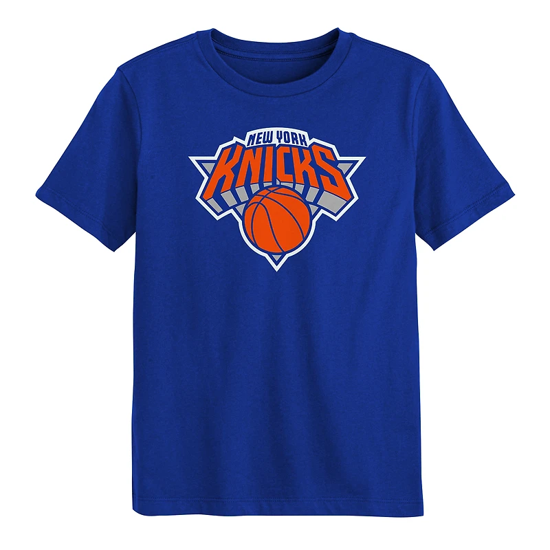 T-shirt Outerstuff orange avec logo des New York Knicks pour enfants d'âge préscolaire