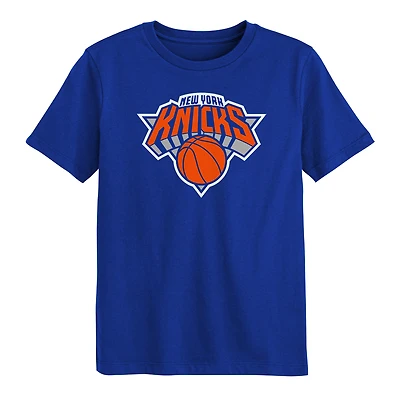 T-shirt Outerstuff orange avec logo des New York Knicks pour enfants d'âge préscolaire