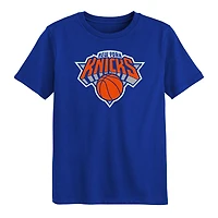 T-shirt Outerstuff orange avec logo des New York Knicks pour enfants d'âge préscolaire