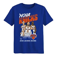 Preschool Outerstuff Jalen Brunson, Josh Hart & Mikal Bridges Blue Nova Knicks T-Shirt