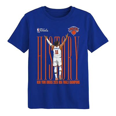 Preschool Outerstuff Jalen Brunson Royal New York Knicks 2026 NBA Finals Champions History T-Shirt