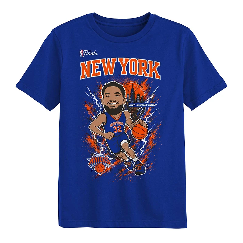 Preschool Outerstuff Karl-Anthony Towns Blue New York Knicks 2026 NBA Finals Player T-Shirt