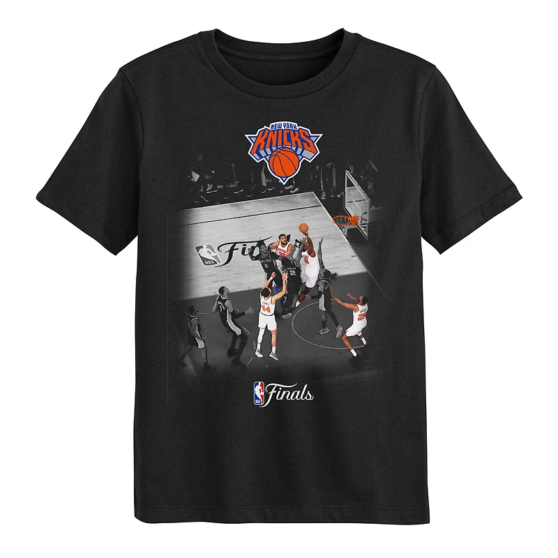 Preschool Outerstuff OG Anunoby Black New York Knicks 2026 NBA Finals Game 4 Tip-In Pic T-Shirt