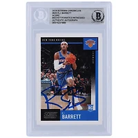 Carte de recrue authentifiée signée RJ Barrett New York Knicks Panini Score #625 Beckett Fanatics 2019-20