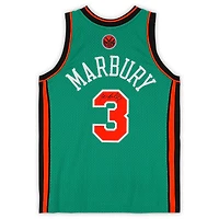 Stephon Marbury New York Knicks Autographed Green Mitchell & Ness 2006-07 Swingman Jersey