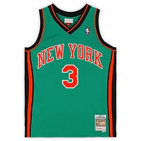 Stephon Marbury New York Knicks Autographed Green Mitchell & Ness 2006-07 Swingman Jersey