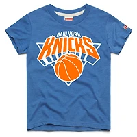 Toddler Homage Royal New York Knicks Logo Tri-Blend T-Shirt