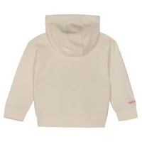 Ensemble sweat à capuche et pantalon oversize Mitchell & Ness crème/bleu New York Knicks Retro Roots pour tout-petit