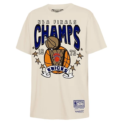 Toddler Mitchell & Ness Natural New York Knicks 2026 NBA Finals Champions Retro T-Shirt