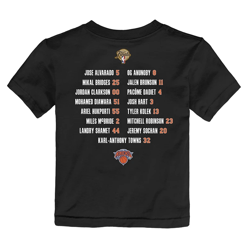 T-shirt Nike noir pour enfant New York Knicks, champions NBA 2026