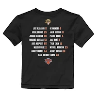 T-shirt Nike noir pour enfant New York Knicks, champions NBA 2026