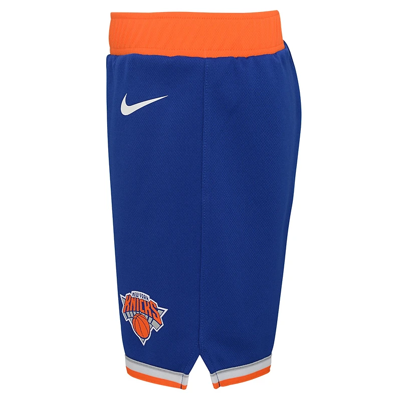 Toddler Nike Blue New York Knicks Icon Replica Shorts