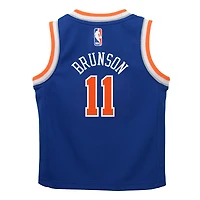 Maillot réplique Swingman bleu des New York Knicks pour enfant Nike Jalen Brunson - Édition Icon