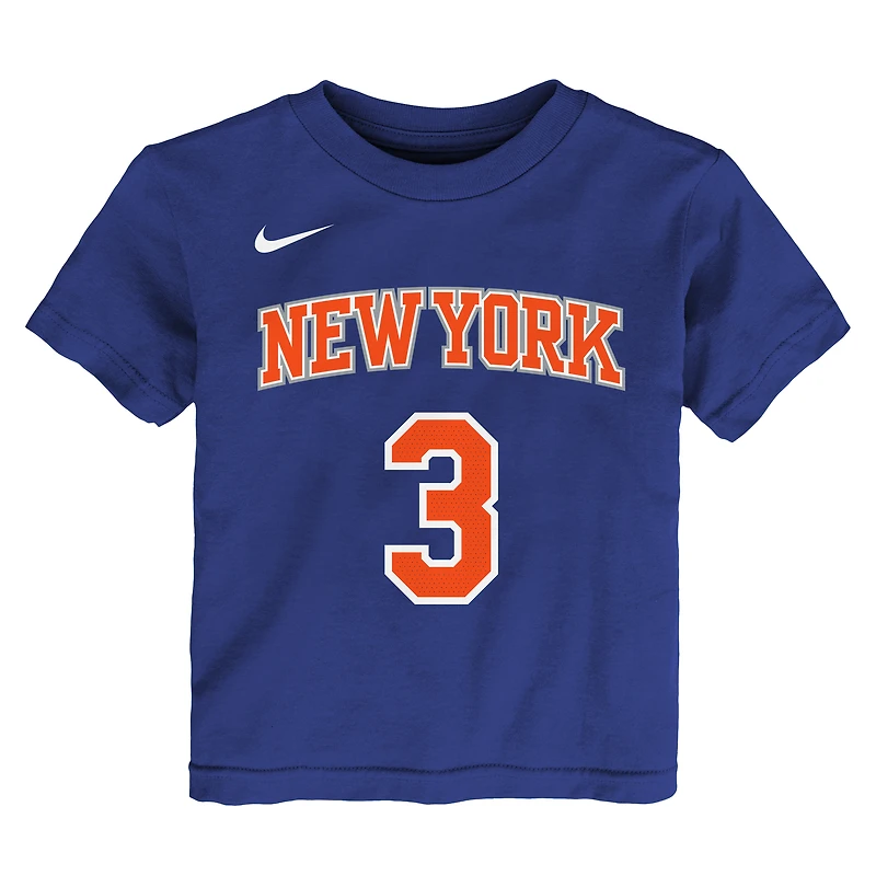 Toddler Nike Josh Hart Blue New York Knicks Icon Name & Number T-Shirt