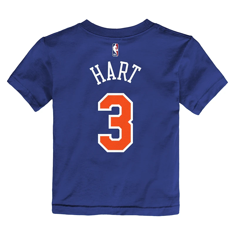 Toddler Nike Josh Hart Blue New York Knicks Icon Name & Number T-Shirt
