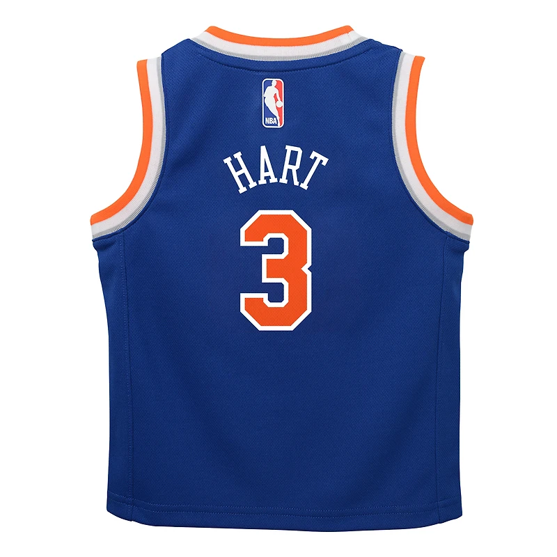 Toddler Nike Josh Hart Blue New York Knicks Replica Swingman Jersey - Icon Edition