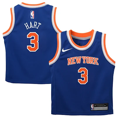 Toddler Nike Josh Hart Blue New York Knicks Replica Swingman Jersey - Icon Edition