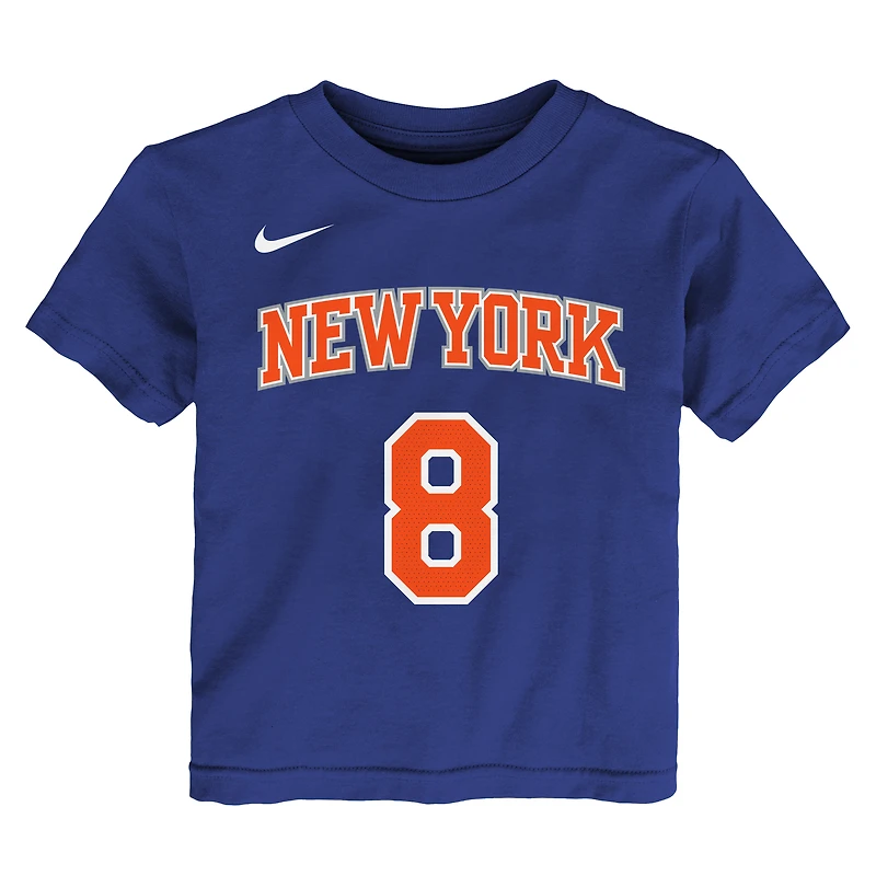 Toddler Nike OG Anunoby Blue New York Knicks Icon Name & Number T-Shirt
