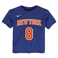 Toddler Nike OG Anunoby Blue New York Knicks Icon Name & Number T-Shirt