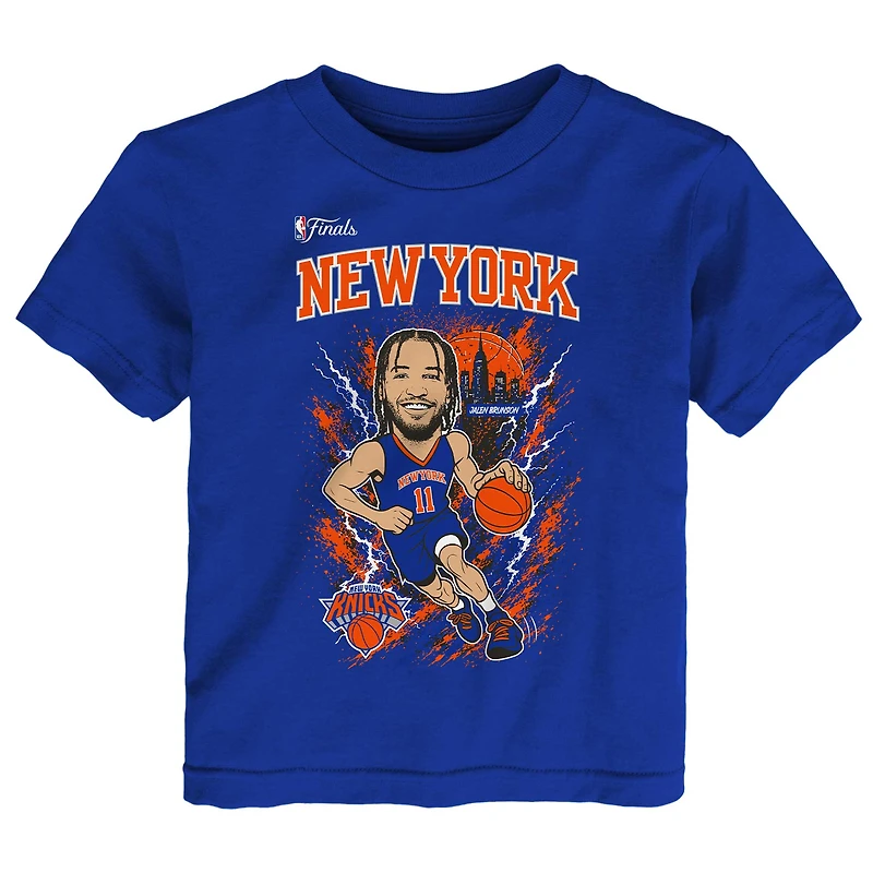 Toddler Outerstuff Jalen Brunson Blue New York Knicks 2026 NBA Finals Player T-Shirt