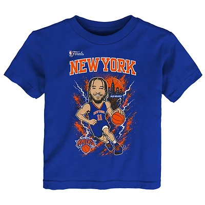Toddler Outerstuff Jalen Brunson Blue New York Knicks 2026 NBA Finals Player T-Shirt