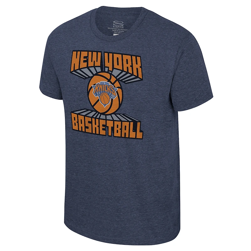 Unisex Stadium Essentials  Navy New York Knicks Club Time Tri-Blend T-Shirt