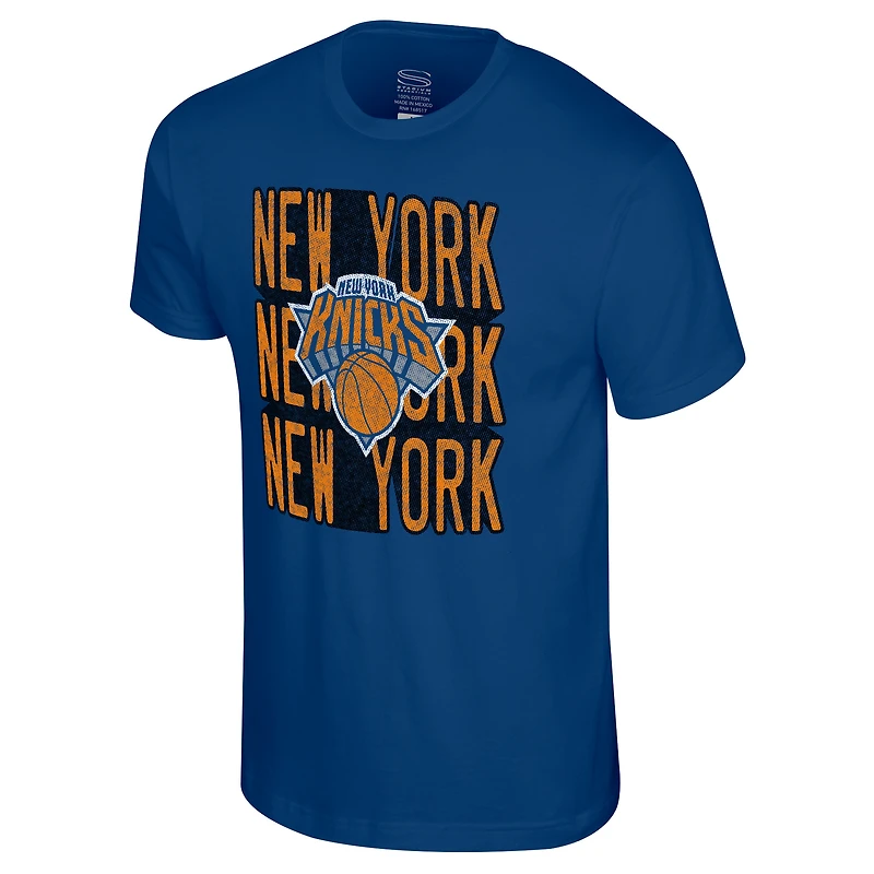 Unisex Stadium Essentials Royal New York Knicks Step Up T-Shirt