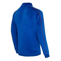 Veste unisexe Concepts Sport Blue New York Knicks Archives en velours à fermeture éclair intégrale