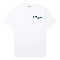 T-shirt unisexe blanc « Enjoy Basketball x New York Knicks » de la collection capsule « Enthusiast »