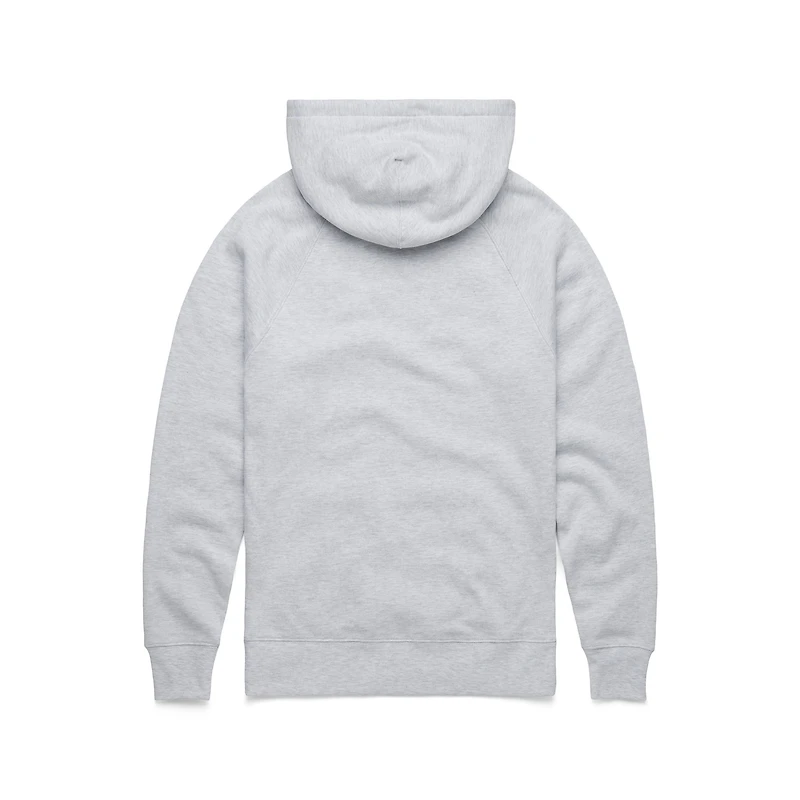 Sweat à capuche unisexe Homage Ash New York Knicks Hometown Edition Tri-Blend Raglan