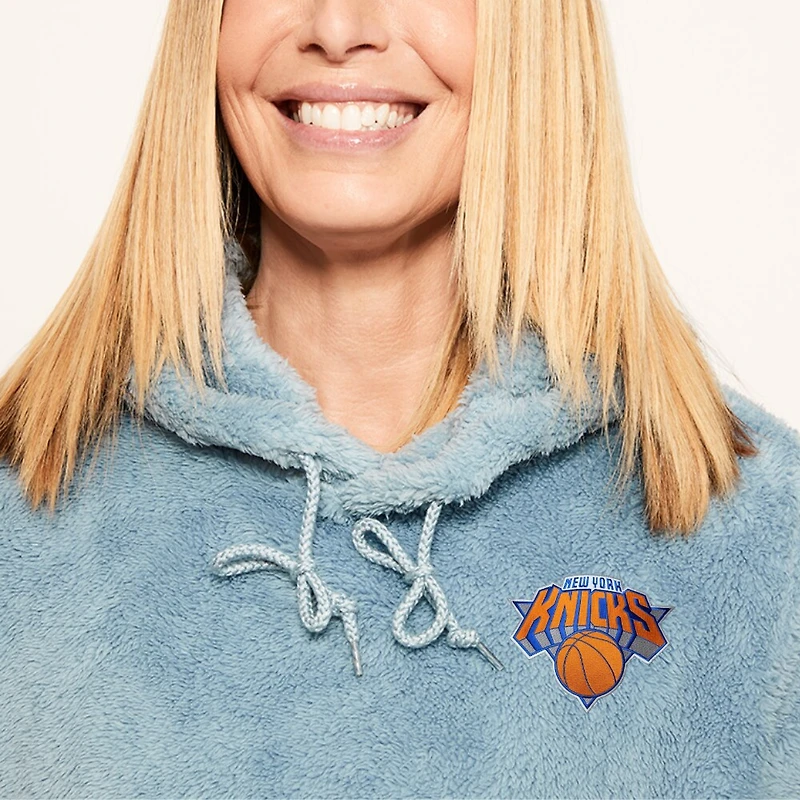 Unisex Jill Martin Licensing LLC Blue New York Knicks Blanket Hoodie