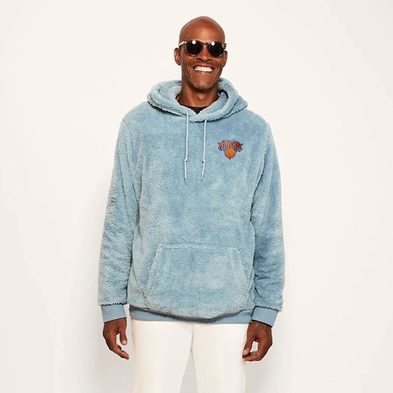 Unisex Jill Martin Licensing LLC Blue New York Knicks Blanket Hoodie