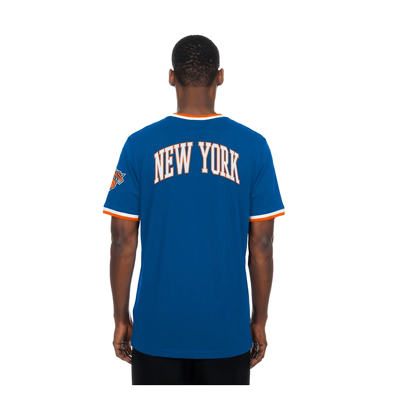 Unisex New Era  Blue York Knicks Sport Classics Capsule V-Neck Fashion Jersey