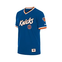 Unisex New Era  Blue York Knicks Sport Classics Capsule V-Neck Fashion Jersey