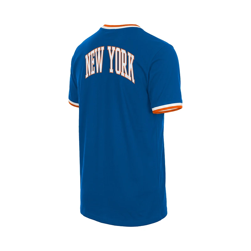 Unisex New Era  Blue York Knicks Sport Classics Capsule V-Neck Fashion Jersey