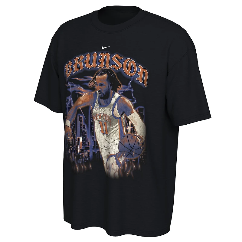 Unisex Nike Jalen Brunson Black New York Knicks 2025/26 City Edition Player Graphic T-Shirt