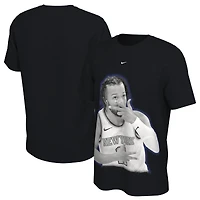 T-shirt Nike unisexe noir à imprimé Jalen Brunson des New York Knicks