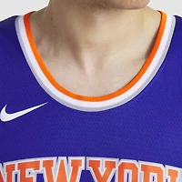 Unisex Nike Jalen Brunson Blue New York Knicks Swingman Jersey - Icon Edition