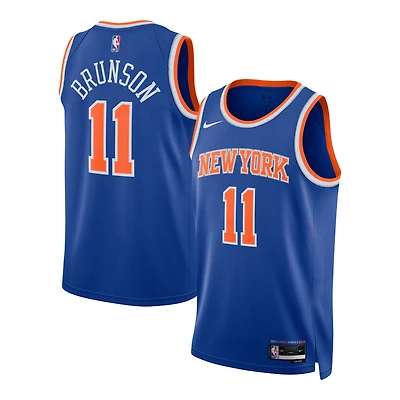 Unisex Nike Jalen Brunson White New York Knicks Swingman Jersey - Association Edition