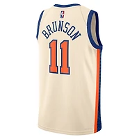 Maillot Swingman unisexe Nike Jalen Brunson crème New York Knicks 2025/26 - Édition City