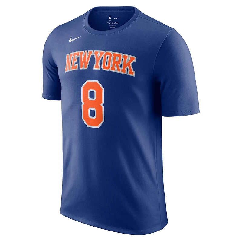 Unisex Nike OG Anunoby Blue New York Knicks Name & Number T-Shirt - Icon Edition