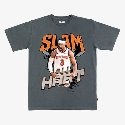 Unisex SLAM Josh Hart Charcoal New York Knicks T-Shirt