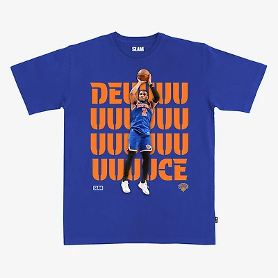 Unisex SLAM Miles McBride Blue New York Knicks T-Shirt