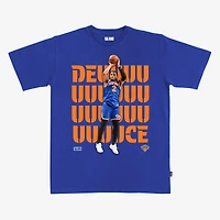 Unisex SLAM Miles McBride Blue New York Knicks T-Shirt