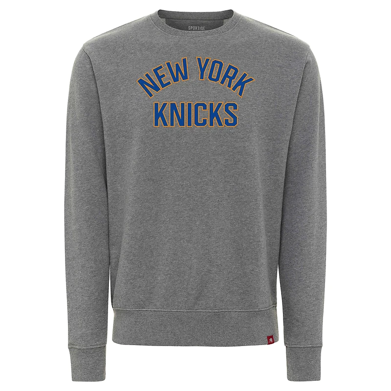 Sweat-shirt unisexe Sportiqe gris New York Knicks Genuine Issue Collection Biltmore