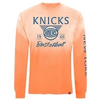 T-shirt unisexe Sportiqe Orange New York Knicks Mohave Sun-Dipped à manches longues