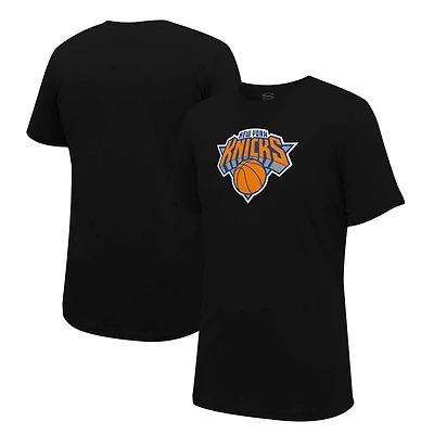 T-shirt unisexe noir avec logo principal des New York Knicks Stadium Essentials