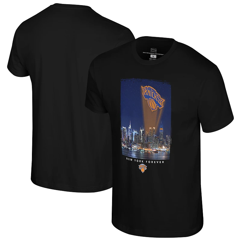Unisex Stadium Essentials  Black New York Knicks Signal T-Shirt