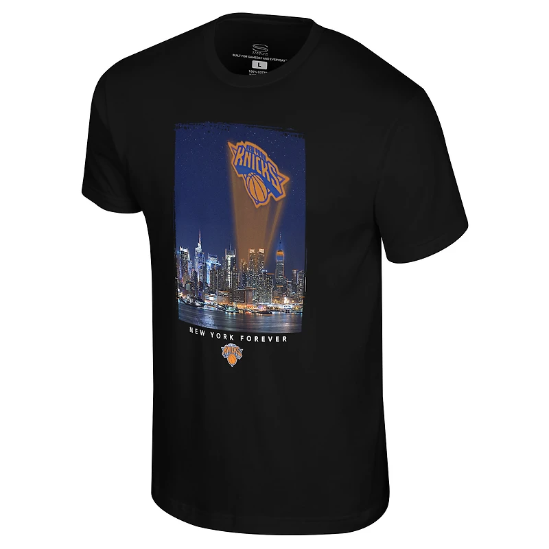 Unisex Stadium Essentials  Black New York Knicks Signal T-Shirt