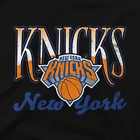 Unisex Stadium Essentials Black New York Knicks Sky High Fleece Sweatshirt
